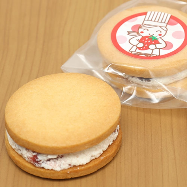 いちごのバターサンド